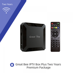 Two years！ Great Bee Arabic IPTV Box with Two years Extra premium Package