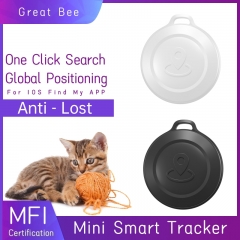 Long Distance Mini Luggage Tracker Anti-lost Wireless Key Finder Smart Locator for iOS Find My APP Track Your Keys, Wallet, Backpack, Pets